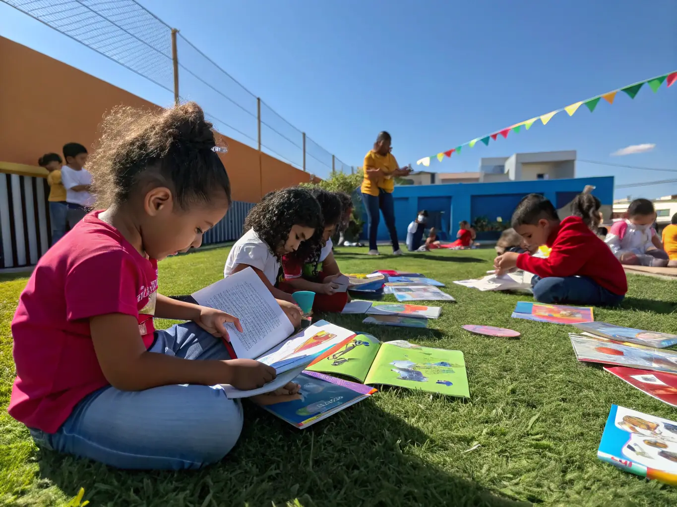 A photograph of children participating in an educational workshop about local wildlife, emphasizing AASNP's focus on environmental education.